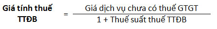cách tính thuế tiêu thụ đặc biệt